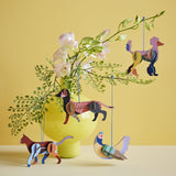 Dachshund Ornament, styled in an interior