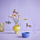 Dachshund Ornament, styled in an interior