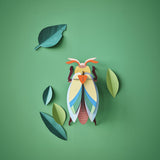 Lunar Jewel Beetle Wall Art, styled in an interior