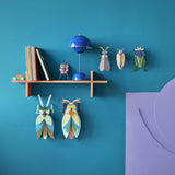 Lunar Jewel Beetle Wall Art, styled in an interior