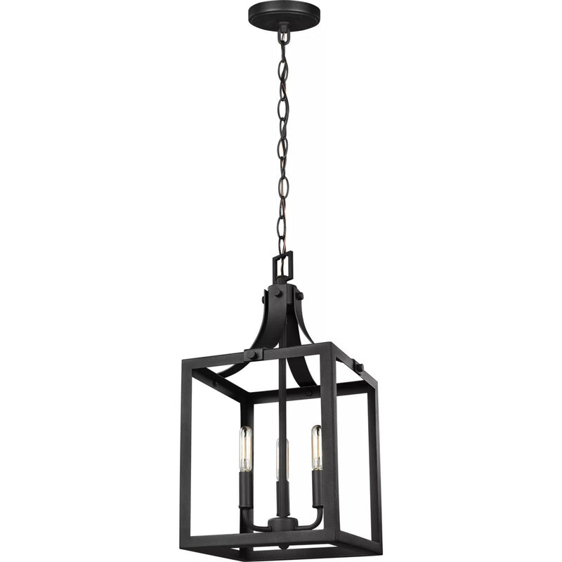 Labette Outdoor Wall Lantern — 19.75 Inch, Black