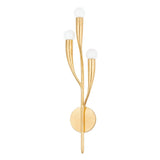 Labra Wall Sconce - Vintage Gold Leaf by Hudson Valley