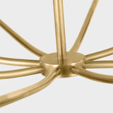 Lajos Chandelier Medium Hand Rubbed Antique Brass By Visual Comfort Detailed View 2