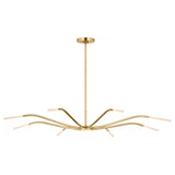 Lajos Chandelier Medium Hand Rubbed Antique Brass By Visual Comfort Main View 1