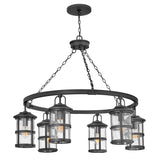 Lakehouse Large Single Tier Chandelier - Black - by Hinkley