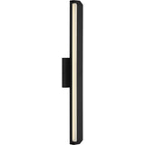 Lakemont Led Outdoor Wall Lantern — 34 Inch, Textured Black
