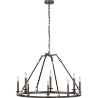 Landen Chandelier — 33 7/8", Smith Steel