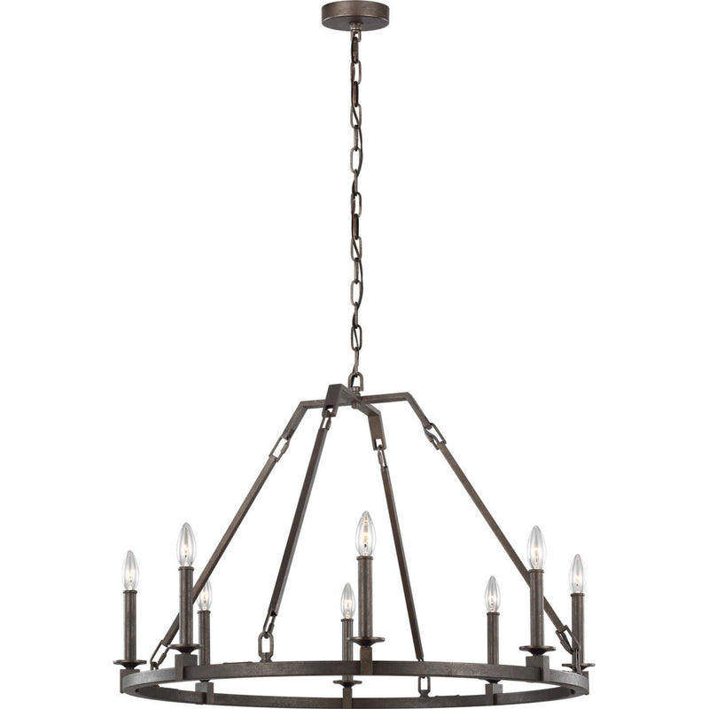 Landen Chandelier — 33 7/8", Smith Steel
