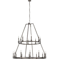 Landen Two Tier Chandelier — 48", Smith Steel