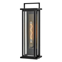 Langston Large Tall Wall Mount Lantern - Black - by Hinkley