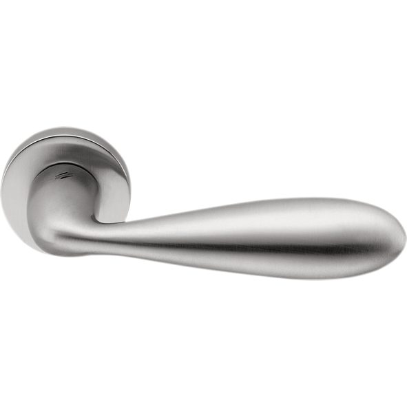 Lara Door Lever in Satin Chrome by Colombo Design