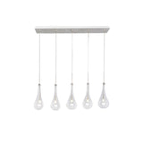 Larmes LED Pendant by ET2 - 5-Light