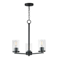 Lateral Chandelier Black by Maxim Lighting