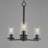 Lateral Chandelier Black by Maxim Lighting