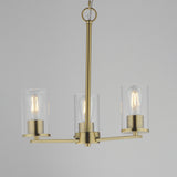 Lateral Chandelier Satin Brass by Maxim Lighting