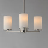 Lateral Chandelier Satin Nickel by Maxim Lighting