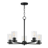 Lateral Chandelier Black by Maxim Lighting