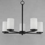 Lateral Chandelier Black by Maxim Lighting