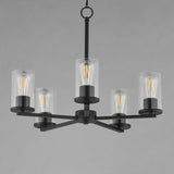 Lateral Chandelier Black by Maxim Lighting