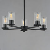 Lateral Chandelier Black by Maxim Lighting