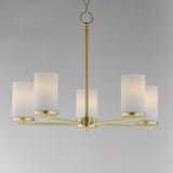 Lateral Chandelier Satin Brass by Maxim Lighting