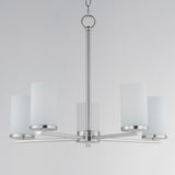 Lateral Chandelier Satin Nickel by Maxim Lighting