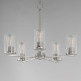 Lateral Chandelier Satin Nickel by Maxim Lighting