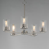 Lateral Chandelier Satin Nickel by Maxim Lighting