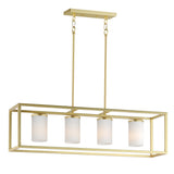 Lateral Linear Suspension Satin Brass by Maxim Lighting