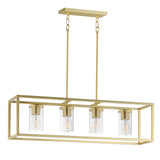 Lateral Linear Suspension Satin Brass by Maxim Lighting