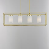 Lateral Linear Suspension Satin Brass by Maxim Lighting