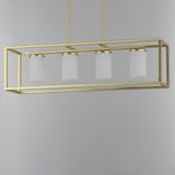 Lateral Linear Suspension Satin Brass by Maxim Lighting