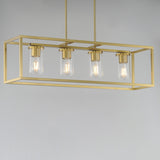 Lateral Linear Suspension Satin Brass by Maxim Lighting