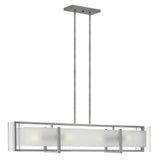 Latitude Medium Four Light Linear - Brushed Nickel - by Hinkley