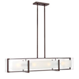 Latitude Medium Four Light Linear - Oil Rubbed Bronze - by Hinkley