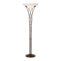 Lattice Floor Lamp, shown in Bronze, by Hubbardton Forge
