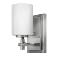 Laurel Small Single Light Vanity - Brushed Nickel - by Hinkley