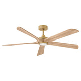 Layton 58” LED Smart Fan - Heritage Brass