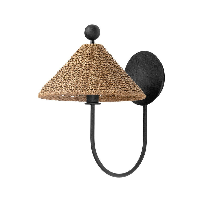 Layton Wall Sconce - Black Iron by Troy Lighting