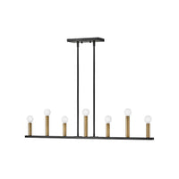 Lazlo Large Seven Light Linear Chandelier