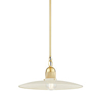 Leanna Pendant - Aged Brass
