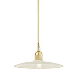 Leanna Pendant - Aged Brass