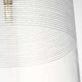 Leano Pendant Light Medium Hand Rubbbed Antique Brass By Visual Comfort Modern - Detailed View2