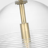 Leano Pendant Light Small Hand Rubbed Antique Brass By Visual Comfort Modern  Detailed View1