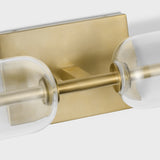 Leano Vanity Light Medium Hand Rubbed Antique Brass By Visual Comfort Modern - Detailed View2