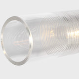 Leano Vanity Light Medium Polished Nickel By Visual Comfort Modern - Detailed View2