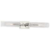 Leano Vanity Light Medium Polished Nickel By Visual Comfort Modern - Side View
