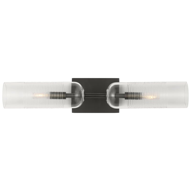 Leano Vanity Light Small Bronze By Visual Comfort Modern
