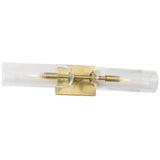 Leano Vanity Light Small Hand Rubbed Antique Brass By Visual Comfort Modern - Side View