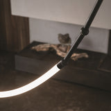 Leda Floor Lamp By Karman, Finish: Matte Black